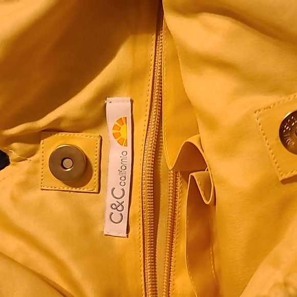 Yellow woven bag - Picture 2 of 2